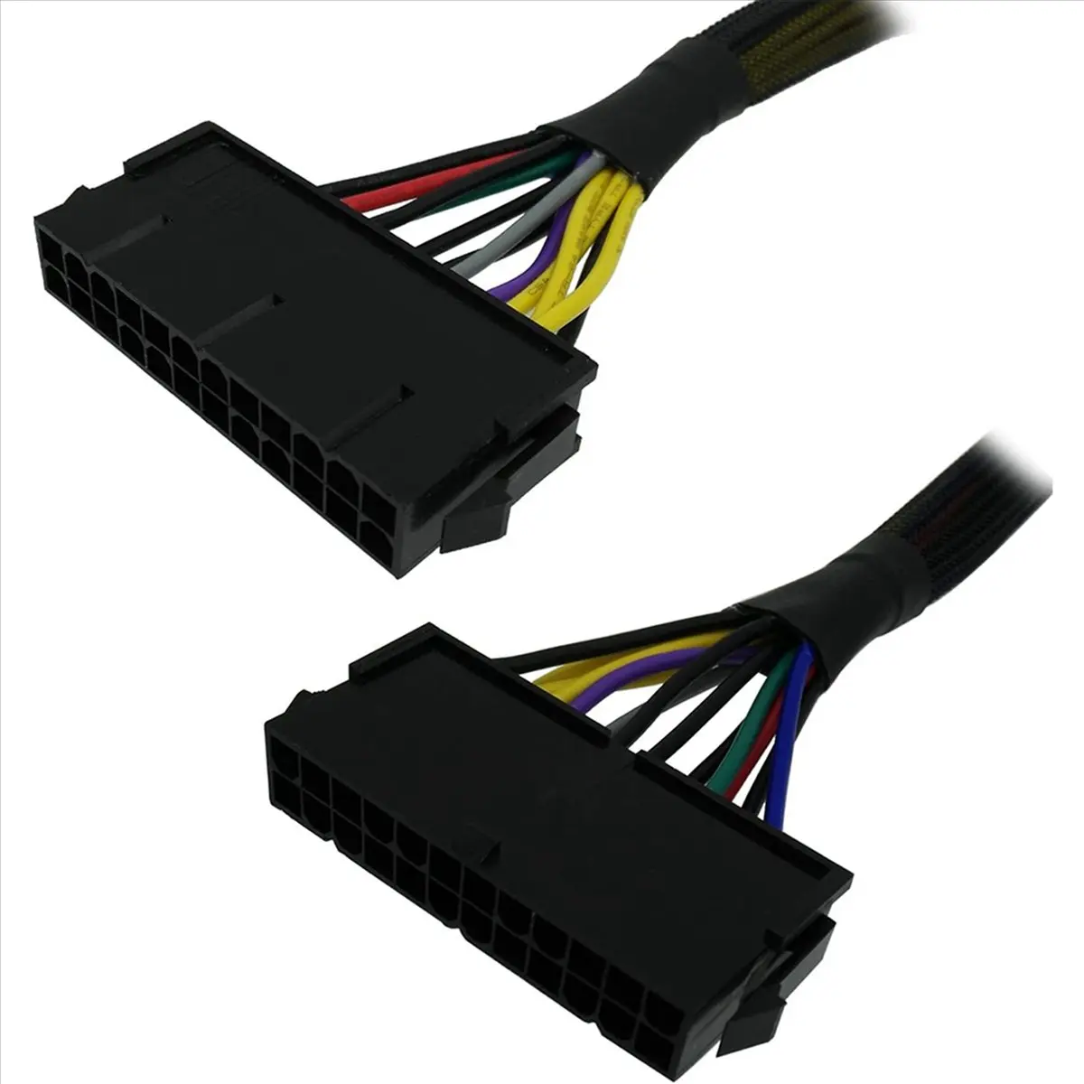 5X 24 Pin to 14 Pin ATX PSU Main Power Adapter Braided Sleeved Cable for IBM for Lenovo PC and Serve