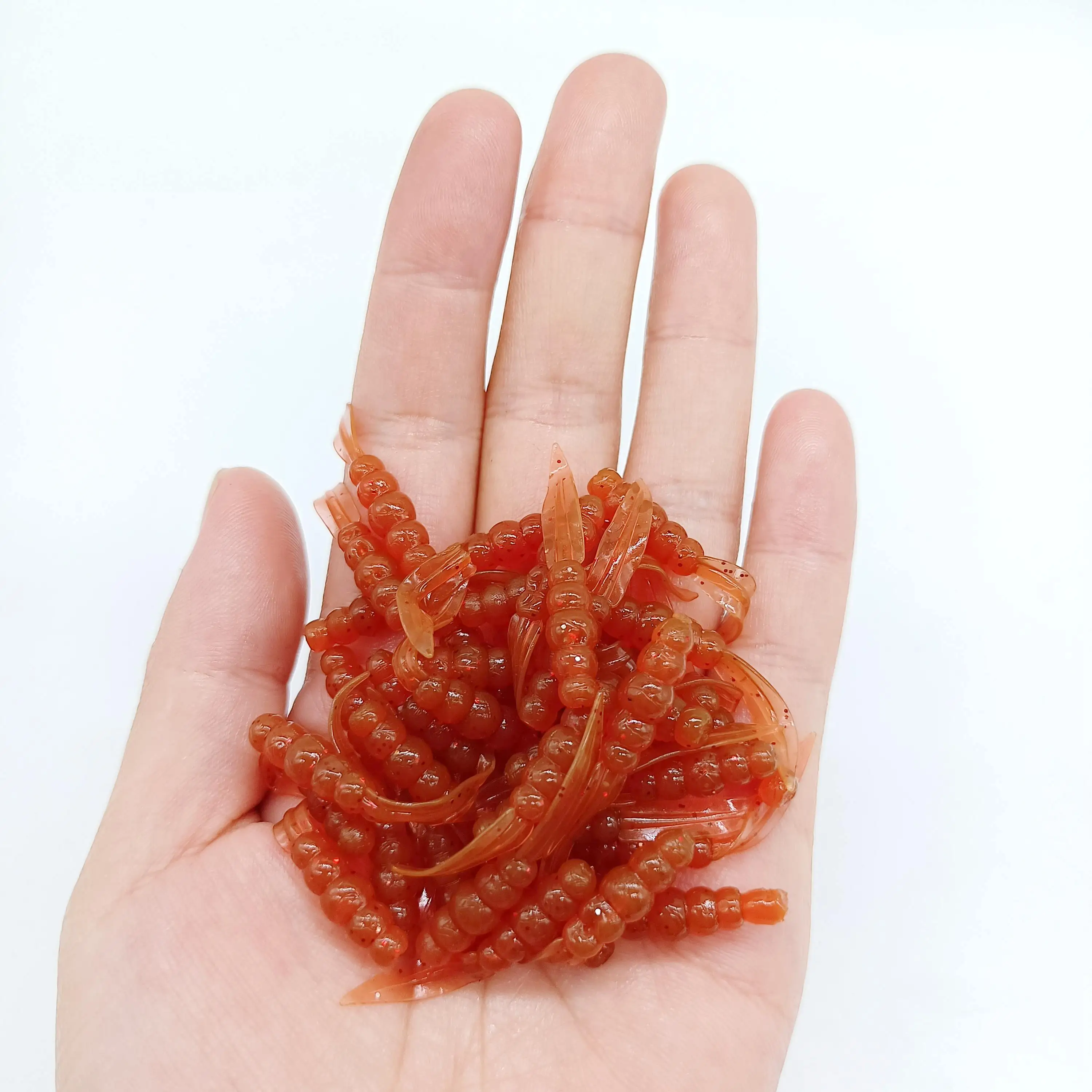 DUODUOYU 20PCS Neue Mini Weiche Angeln Locken 0,3g/35mm Silikon Köder Swimbait Wobbler Wurm bass Karpfen rockfishing Angelgerät – Detail 20