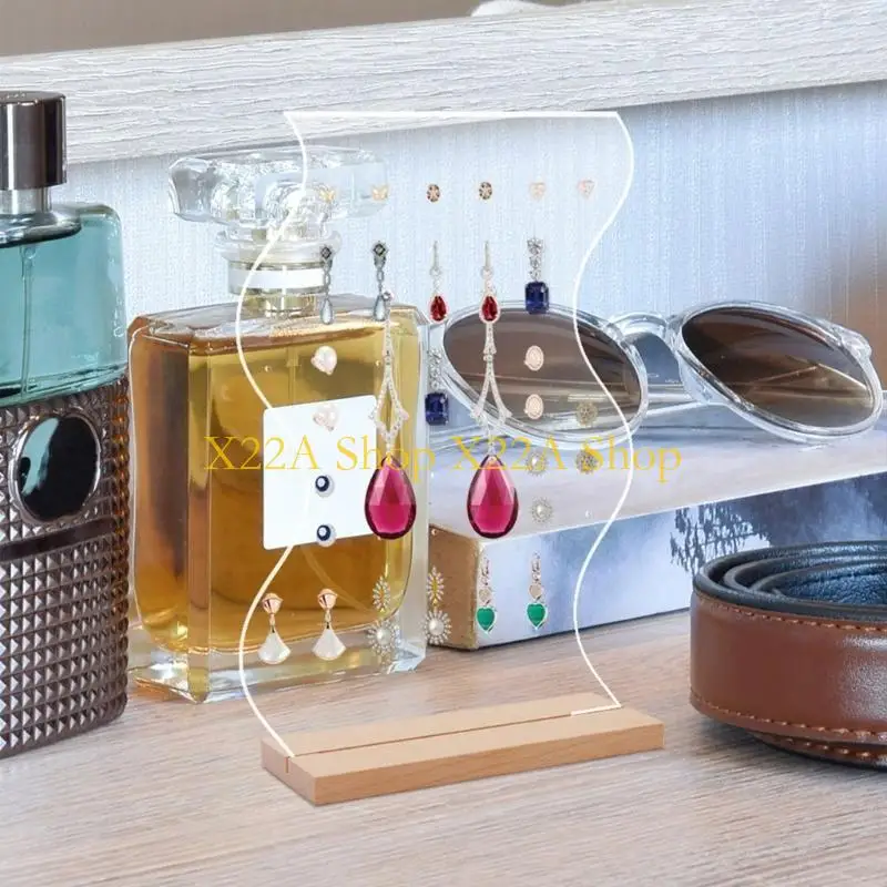 

Unique Acrylic Earring Pendant Storage Rack Arch Round Rectangular Jewelry Display Rack