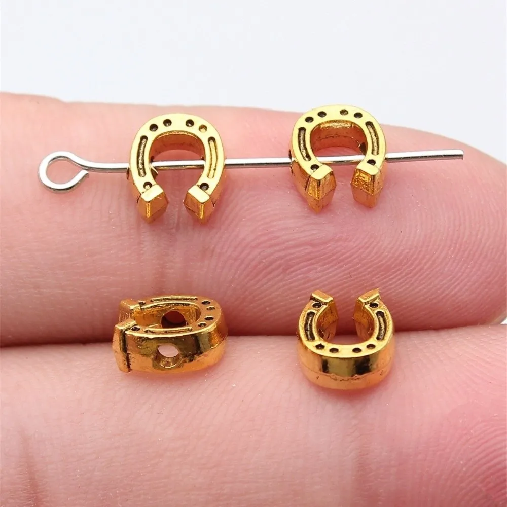 30pcs/set Vintage U Shaped Connection Accessories Ancient Silvery Finish DIY Supplies Jewelry Making Findings Charms