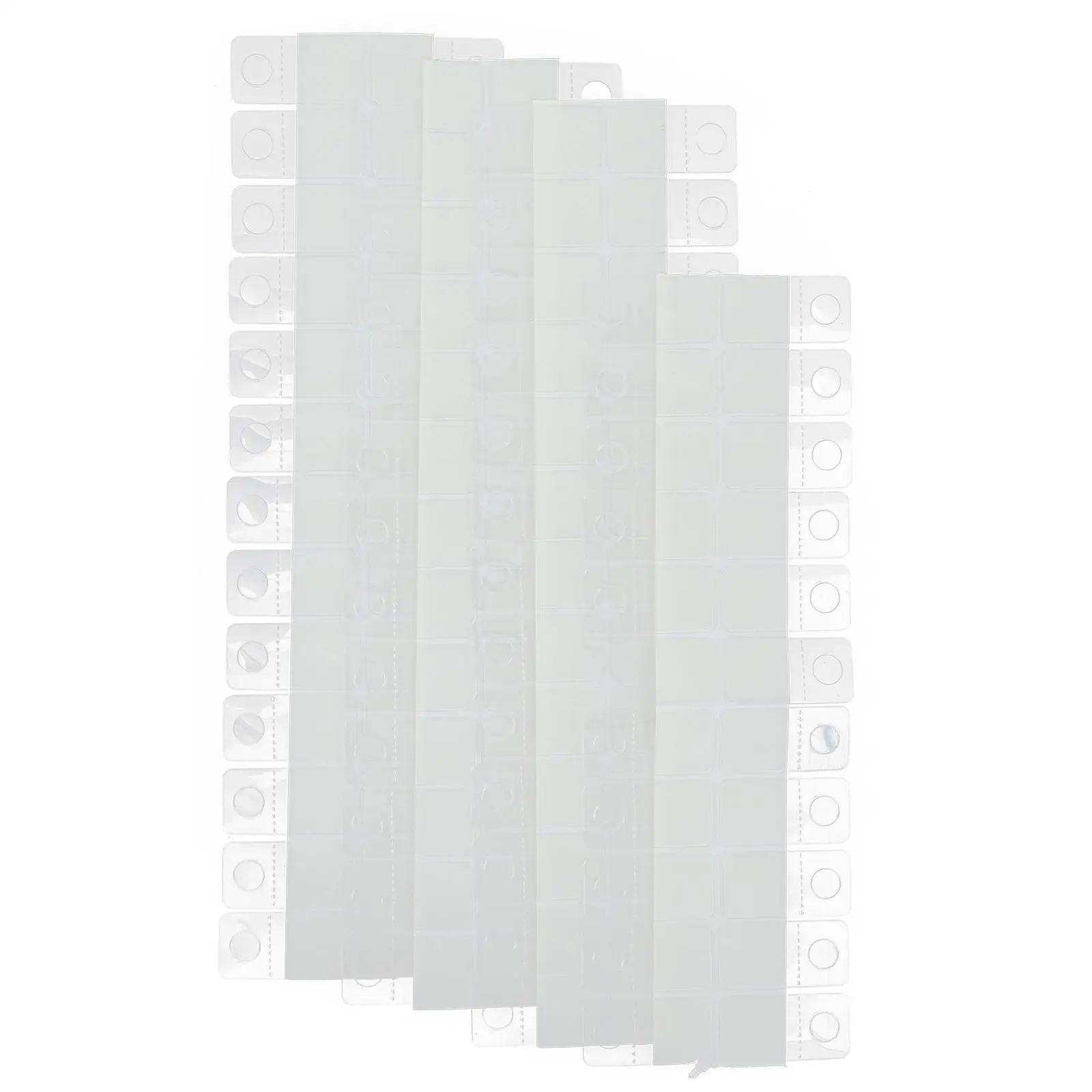 

100pcs Hole Hooks PVC Self Adhesive Display 38x38mm Clear Sticker Hooks Retail Hanger Tags Pegboard Hanging Tabs