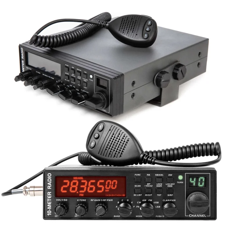 Радиостанция Luiton LT-5558 10 метров 27 МГц CB, 40 Вт макс., высокая мощность, AM/FM/USB/LSB/PA/CW/ECHO, автомобильная, для любительской связи, дальнего действия, мобильная