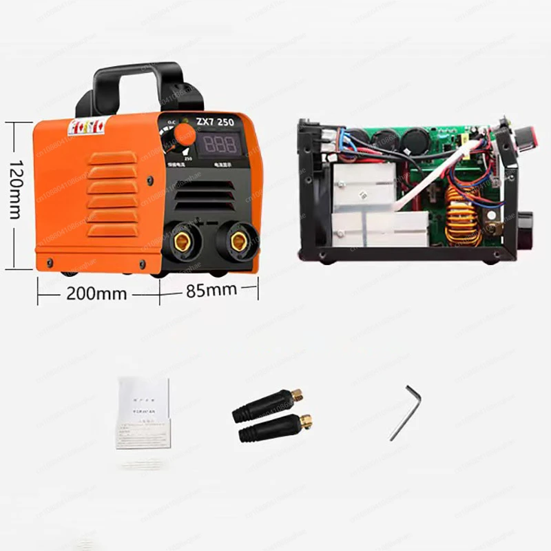 220V Inverter Arc Electric Welding Machine 20-250A IP21 IGBT MMA ARC Welder Digital Display ZX7-250 6mm welding