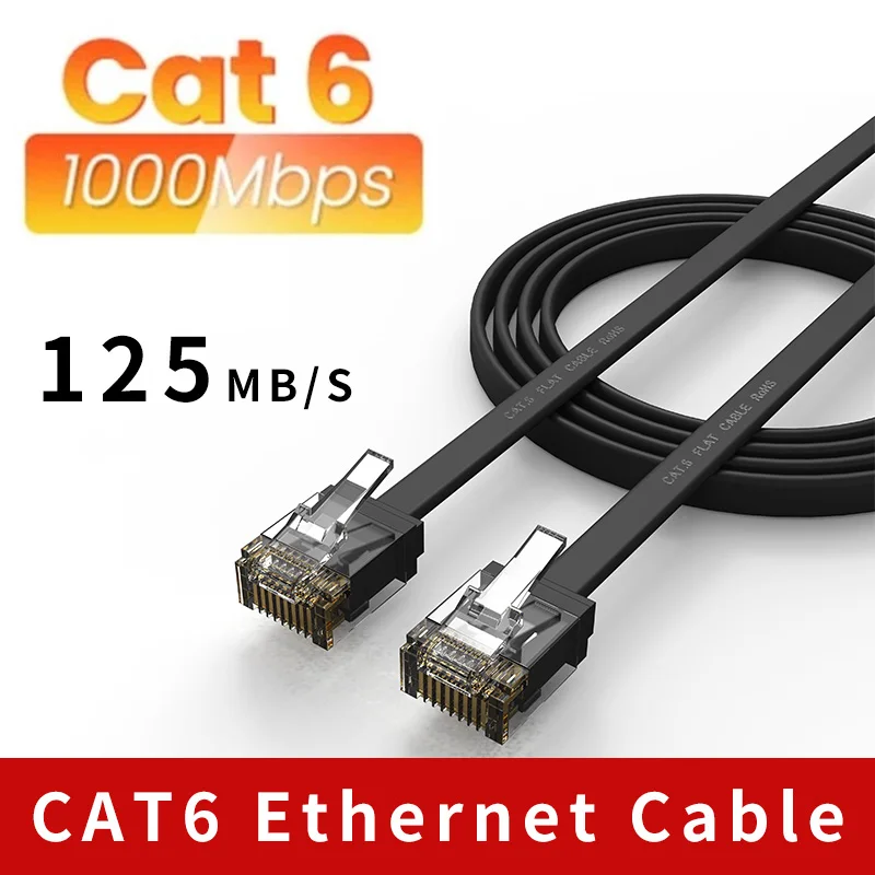 

CYANMI Ethernet Cable CAT8 40Gbps Nylon Braided Network Lan Cord for PC Modem Laptop PS 5 Router RJ45 Flat Cat 8 Ethernet Cable