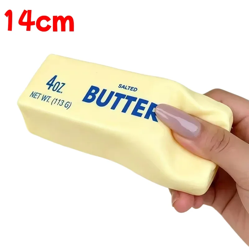 Quetschbarer Butterstick Fidget Toy Klebriger Butterstick Langsam Zurückfedernder Stressball Quetschspielzeug Anti-Stress Sensorisches Spielzeug für Erwachsene