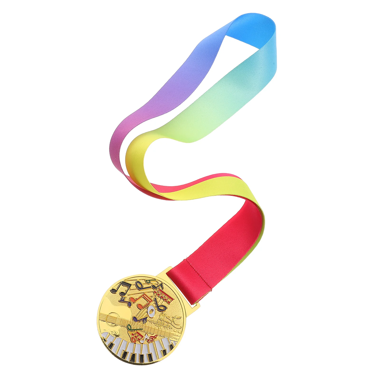 

Music Medal Gold Piano Violin Singing Dance Award Trophy For Competition Winners Ribbons Included Medals For