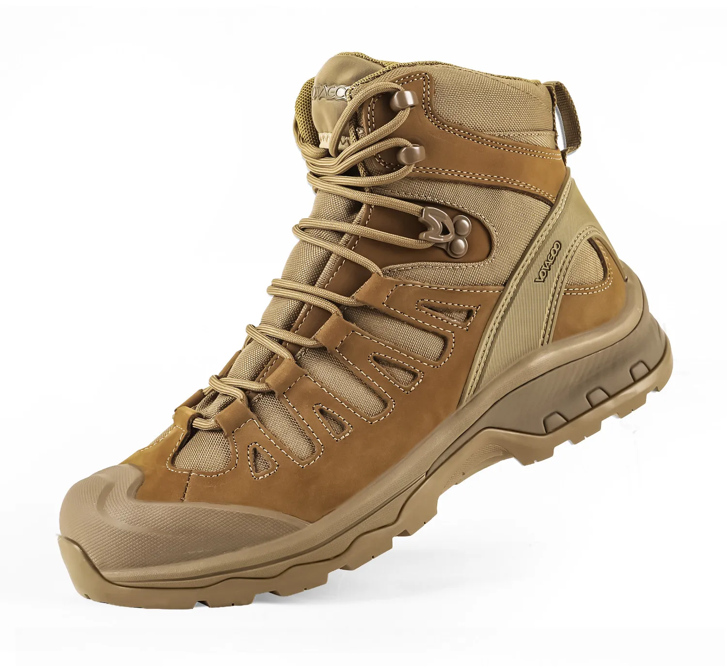 

Men's Motorcycle Boots Waterproof All Terrain Anti-slip Hiking Trekking Desert Combat 1000d Oxford Cloth Genuine Leather Boot