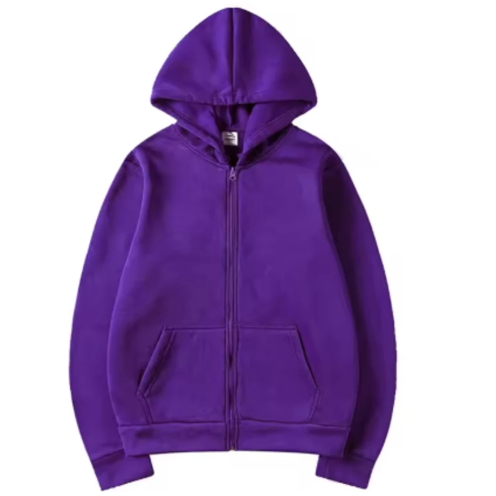 سترة رياضية للرجال كاجوال بأكمام طويلة بتصميم جديد مع قلنسوة وسحاب للأنشطة الخارجية والمشي لمسافات طويلة والسفر والجري