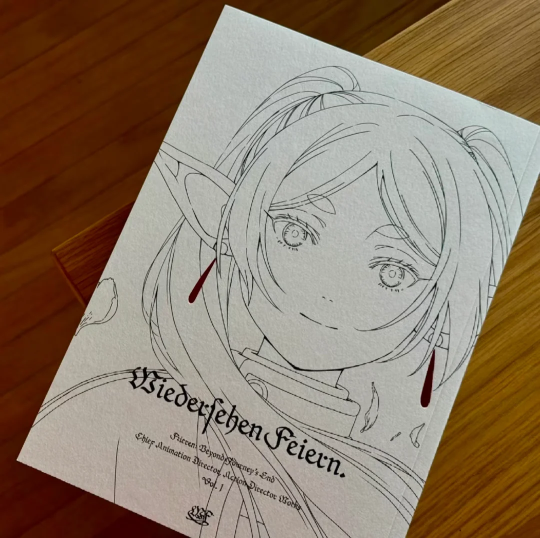 Frieren Beyond Journey's End Art Book Artwork Anime Illustration Collection Storyboard Art Line Drawing Sketch Animation Comic