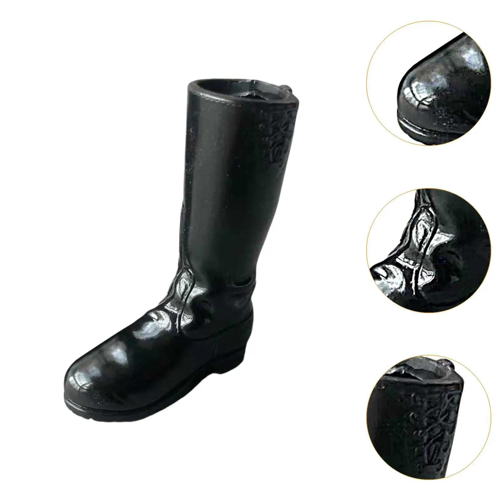 Figurenschuhe im Maßstab 1:6, Stiefel, lange Stiefel, Modell, Sammlung, Kostümzubehör, Miniaturschuhe für 12-Zoll-Figuren, Körperzubehör