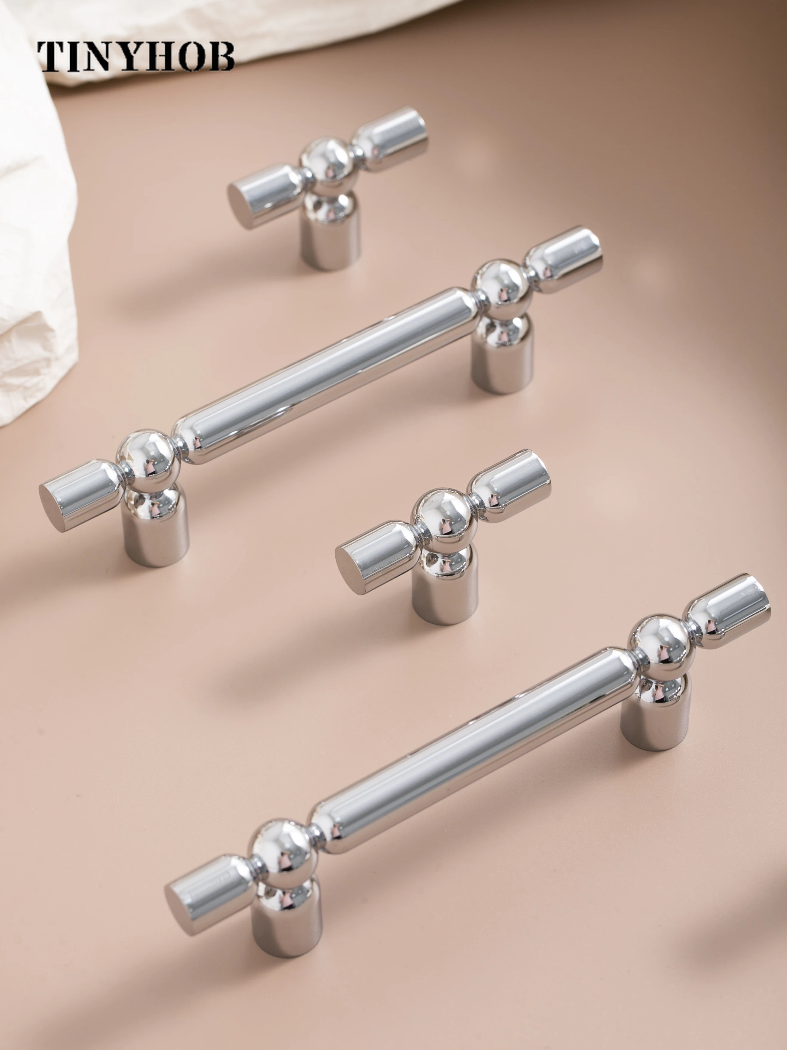 

Tinhob твердая латунная ручка, ручки для ящиков шкафа/ярко-серебристые шкафы для обуви для ящиков, кухонные ручки, аксессуары