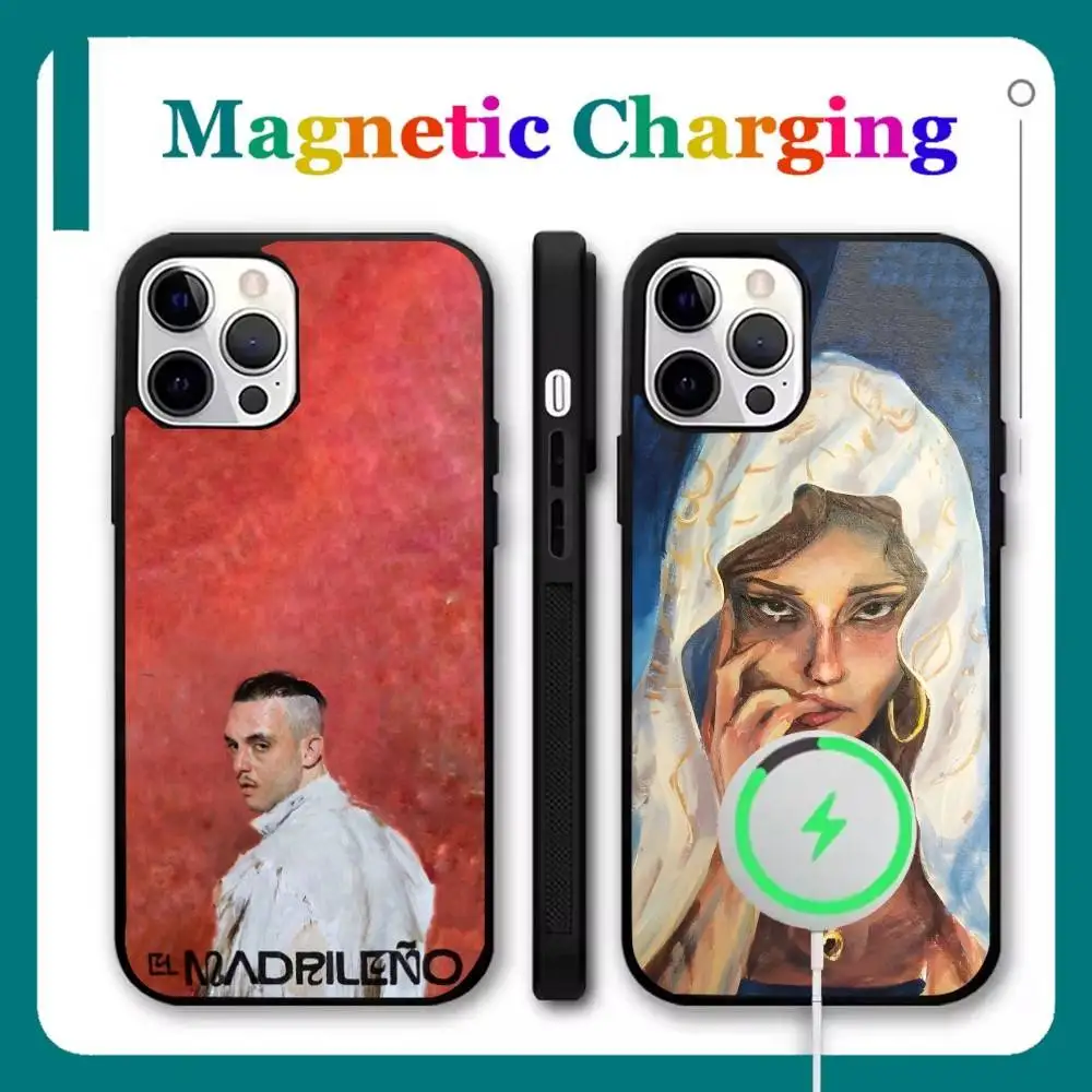 

C T-Tangana El Madrileno Phone Case For iPhone 17,16,15,14,13,12,11,Pro,Max,Plus,Mini,Air,SE Magsafe Magnetic Wireless Charging