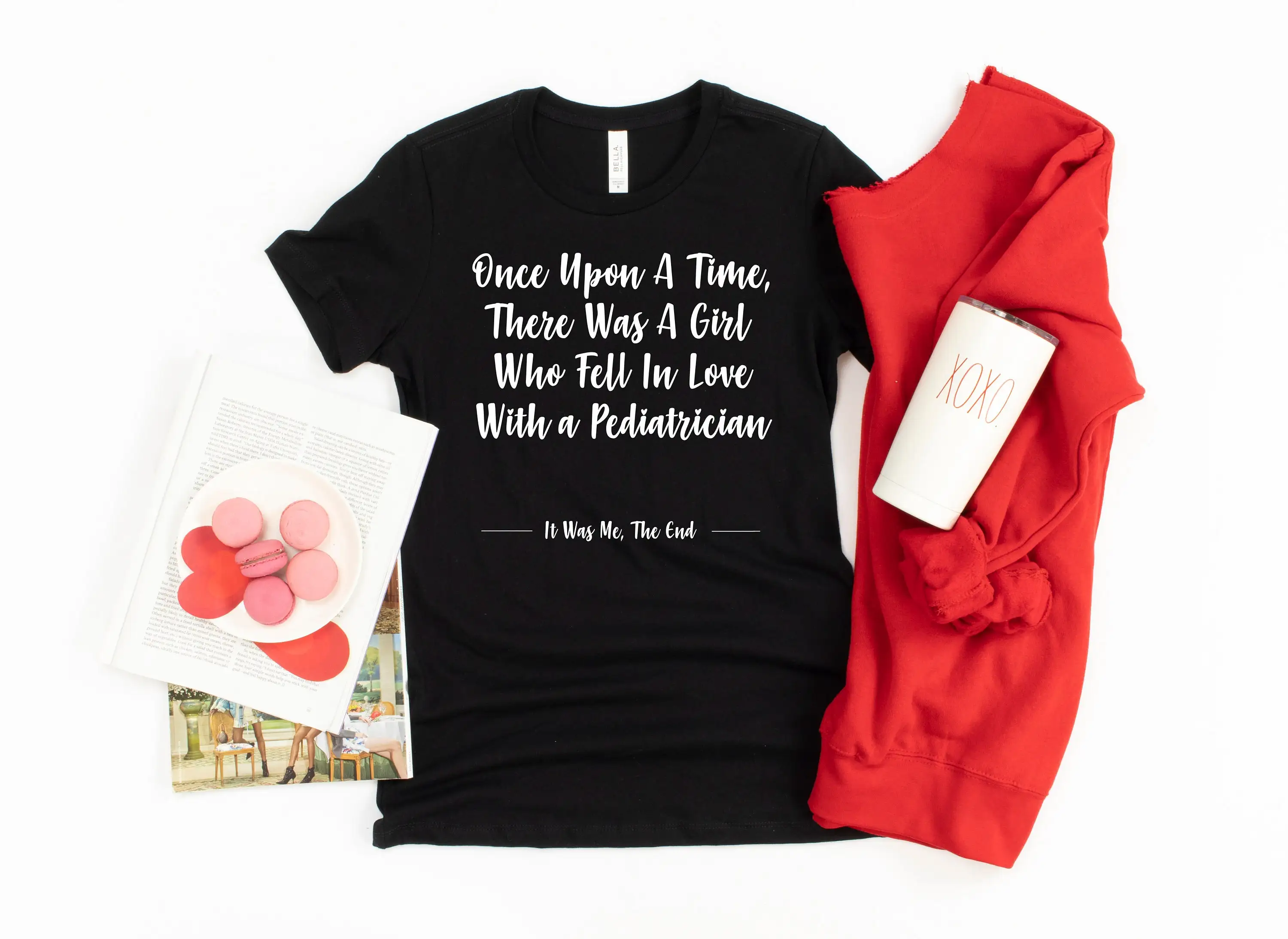 Pediatrician Once Upon A Time Valentines Day T Shirt Tank Top For Pediatrician'S Wife