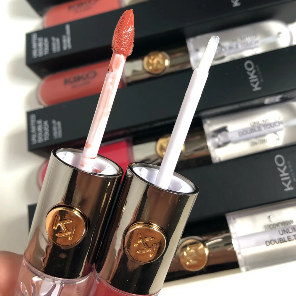 Kiko Milano Limited Edition Lippenstift mit doppelter Spitze, transparenter Spiegel, nicht verblassend, nicht klebend, Lipgloss, Make-up – Detail 10