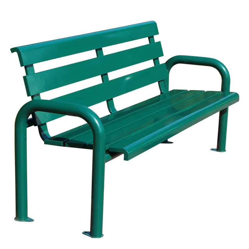 Court park chair, outdoor leisure rest long seat, bench bench