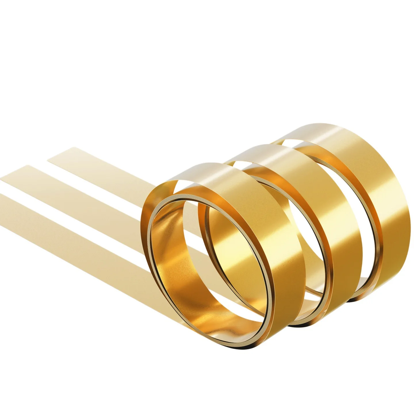 Brass Strip H62 Brass Metal Thin Sheet Foil Plate , Thickness X Width X Length in Millimeters，1 Meter Long