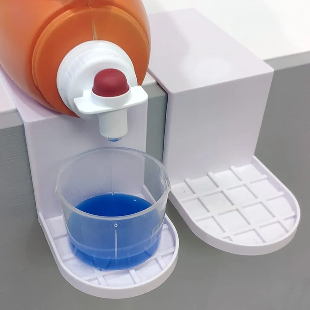 

2pcs Laundry Station Accessories Detergent Cup Holder No Mess Drip Catcher Detergent Laundry Soap Station Organizer