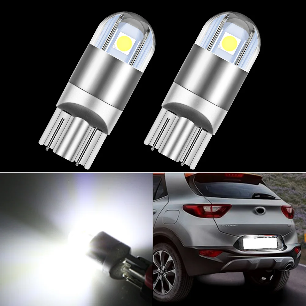 2pcs LED License Plate Light Bulb W5W T10 For Kia Ceed Cerato Magentis Niro Optima Picanto Proceed Stonic Seltos Venga XCeed