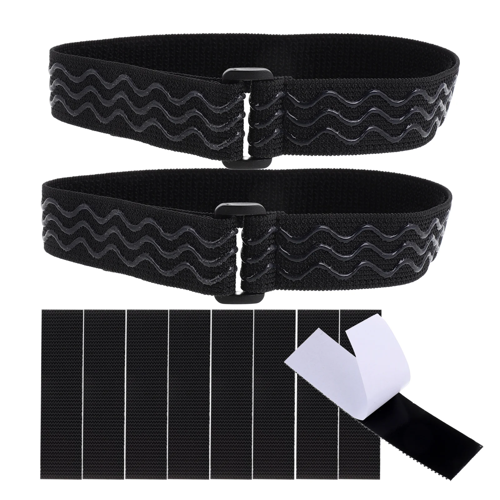 

2 Pcs Boot Straps Anti-slip Adjustable Belts Polyester Fixing Strap for Women Hook Loop High Stability