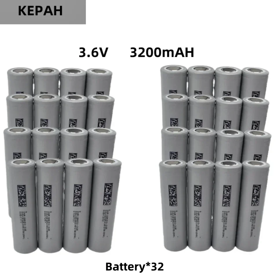 1-32pcs 18650 Battery 3200mah 3.6V High Discharge 3C for Power Tools 10A Power Cell Rechargeable Batteries Power High Discharge