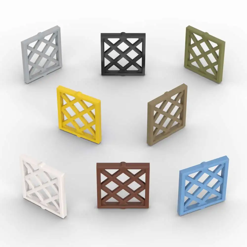 MOC 10 قطعة جزء لنافذة 38320 بنة عدة 1x1x2 الطوب منزل الجسيمات لتقوم بها بنفسك فكرة لعبة تعليمية هدايا عيد ميلاد الأطفال