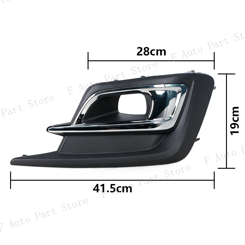 For Subaru Legacy 2018 2019 Car Front Bumper Fog Light Lamp Bezel Frame Cover Grille Shell Cap Hood Lid