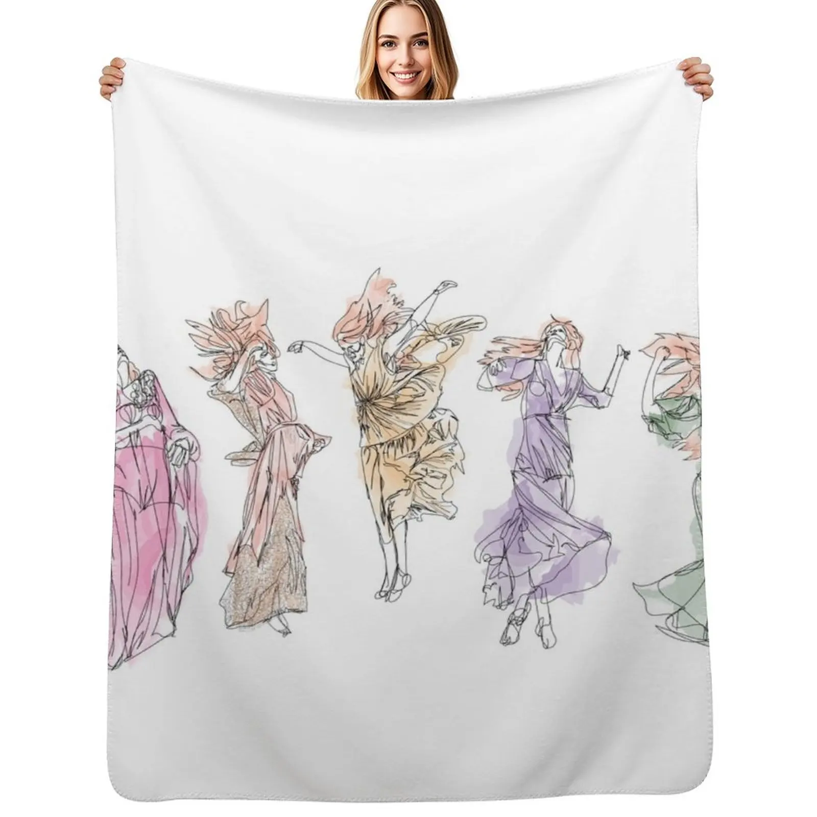 Florence Welch Throw Blanket Warm Cozy Throw Blanket for Living Room Couch