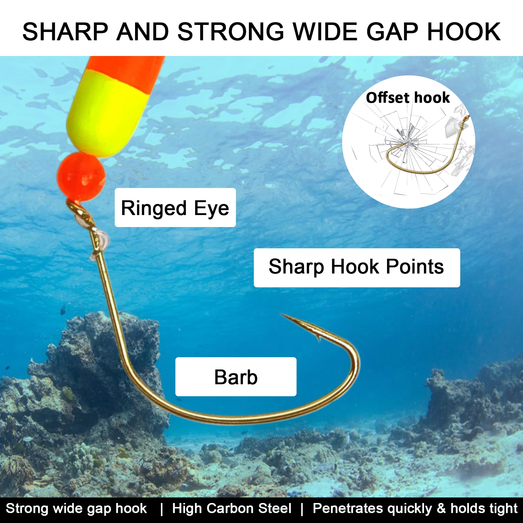 طقم صيد أفنتيك بومبانو للمياه  - مراجعة Fishing Hook Circle وسعره