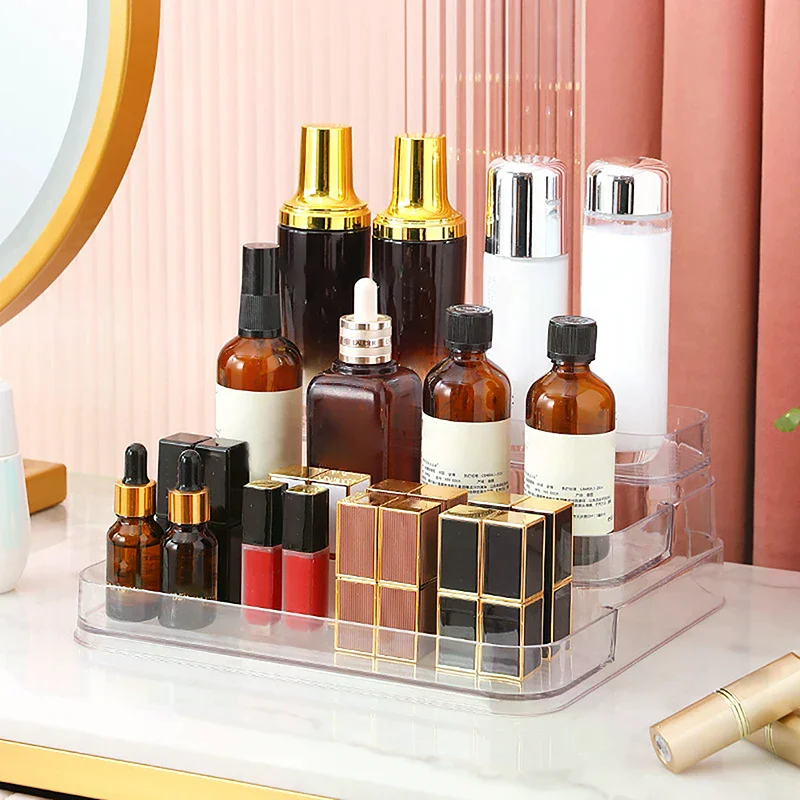 Tier Desktop Perfume Shelf Pet Cosmetic Organizer Perfume Storage Rack Doll Display Stand Kitchen Seasoning Organizer