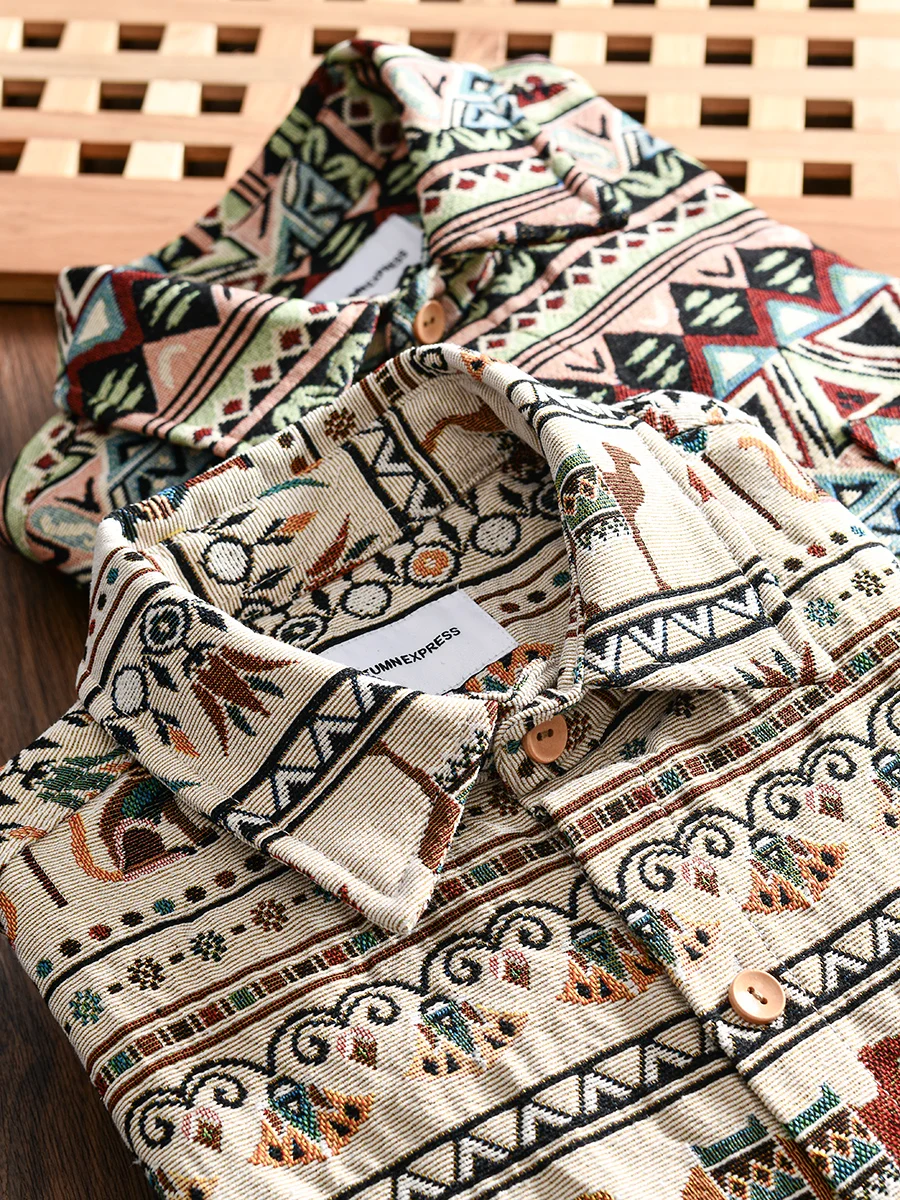 Thickened Collared Men's Shir - đánh giá và giá Urban Ethnic Fashion