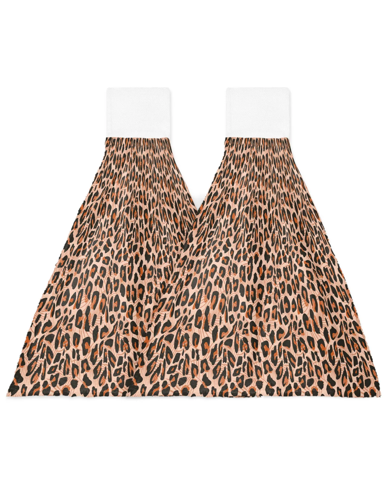 Leopard Print Leaves Graphics Hand Towel Quick Dry Microfiber Towels Kitchen Soft Absorbent Hand Towel