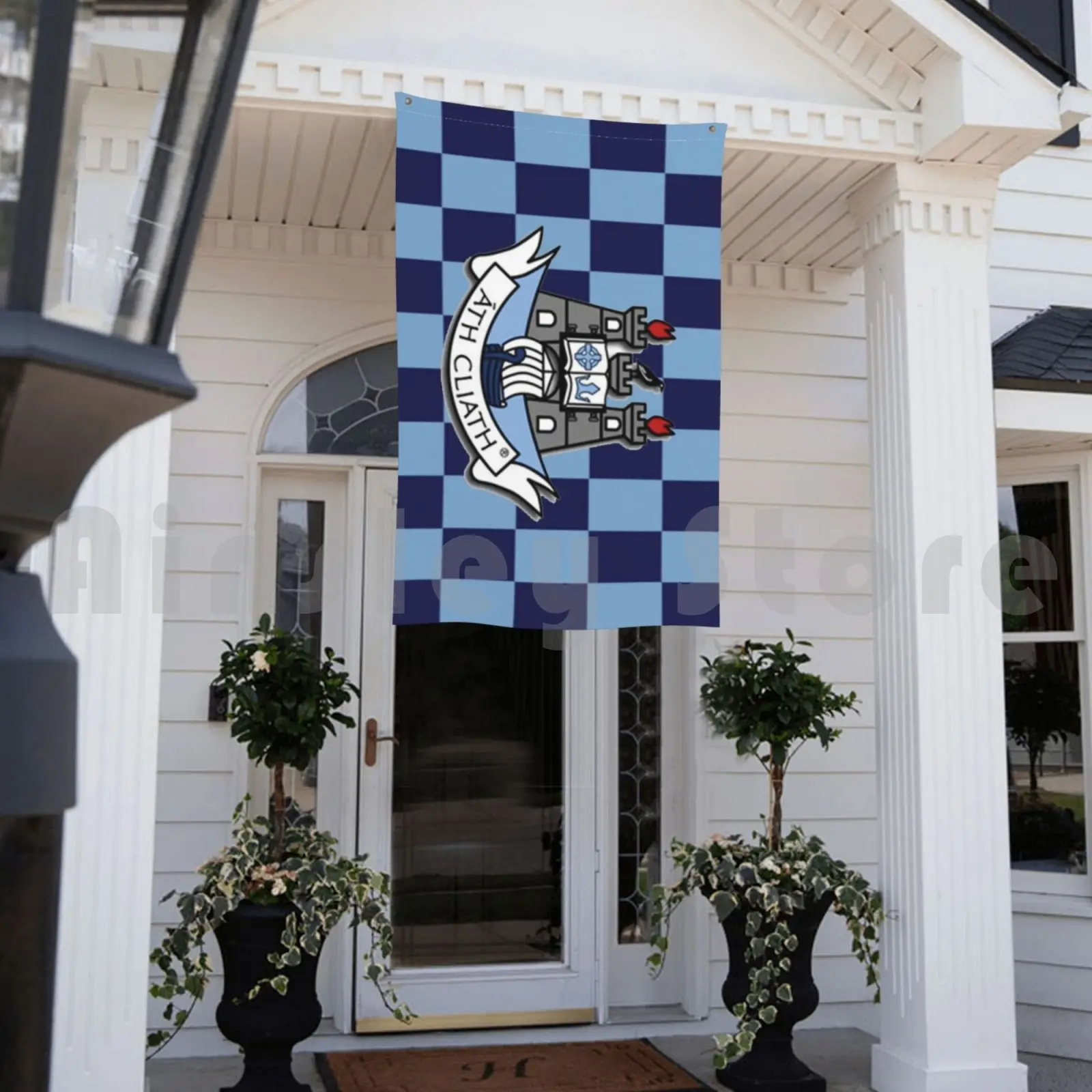 دبلن ديكور خارجي علم السيارة 2408 دبلن Dubs Up The Dubs Gaa Football أيرلندا دبلن دبلن