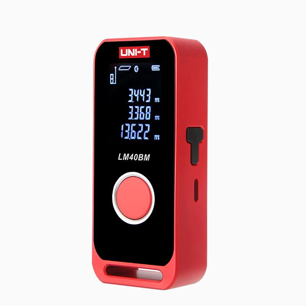 UNI-T LM40BM LM60BM misuratore di distanza Laser Mini telemetro Laser Bluetooth 40m/60m misuratore di distanza digitale retroilluminato LCD