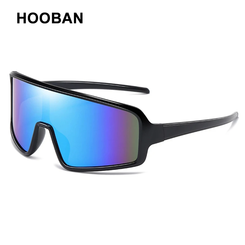 Lunettes de soleil de sport rouges pour hommes, classiques, noires, grandes, vintage, conduite, randonnée, unisexe, UV400