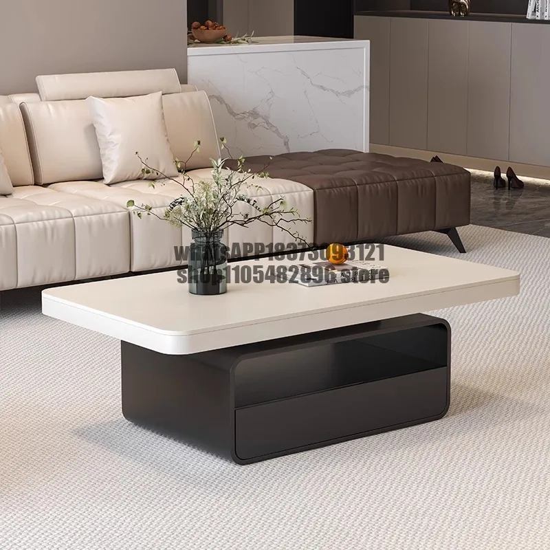 Luxury Rectangle Coffee Tables Designer Italian Vintage Toilet Coffee Tables Vanity Drawer Gabinete Para Banheiro Furniture
