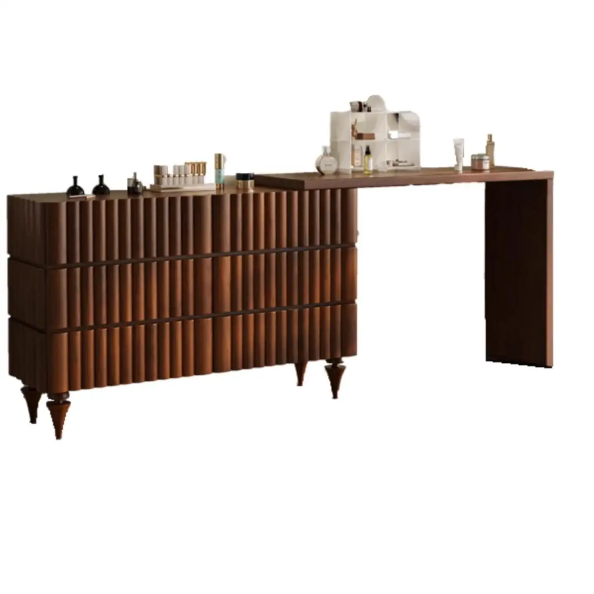 

Medieval style storage cabinet integrated household bedroom corner storage side cabinet