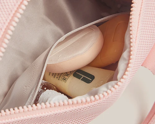 BAGSMART Boston-Tasche für Damen, Mini-Reisetasche, Schulter-Crossbody-Tasche, wasserdicht, mit Nassfach, für Fitnessstudio, Reisen, Alltag, Strand, Weekender – Detail 11