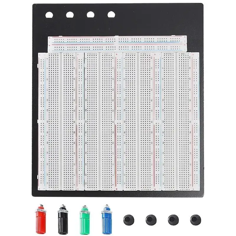 3220 Point Solderless Breadboard With Aluminum Base Plate For Electronics And Circuit Building