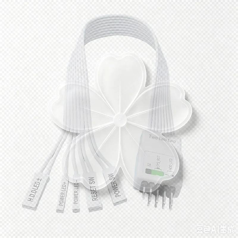 20/30/50cm Motherboard Front Panel Cable Universal 9Pin F-PANEL Adapter With Labeled Connectors For PC Case DIY Modding