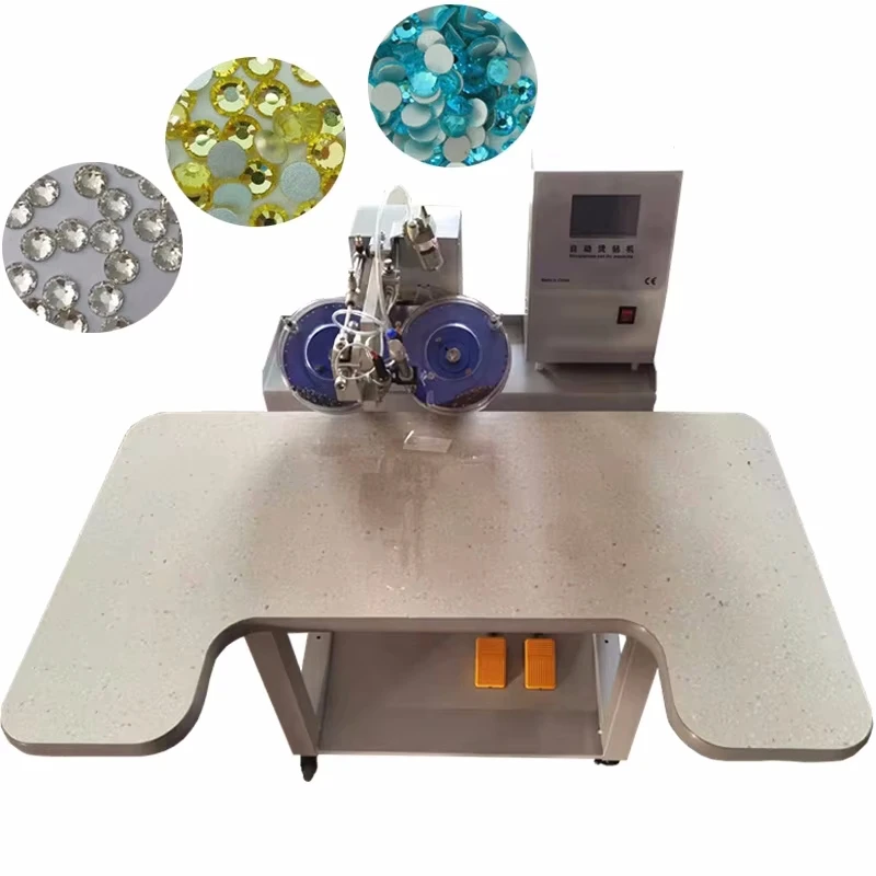 

Automatic Ultrasonic Hot Fix Rhinestone Heat Transfer Motif Setting Machine