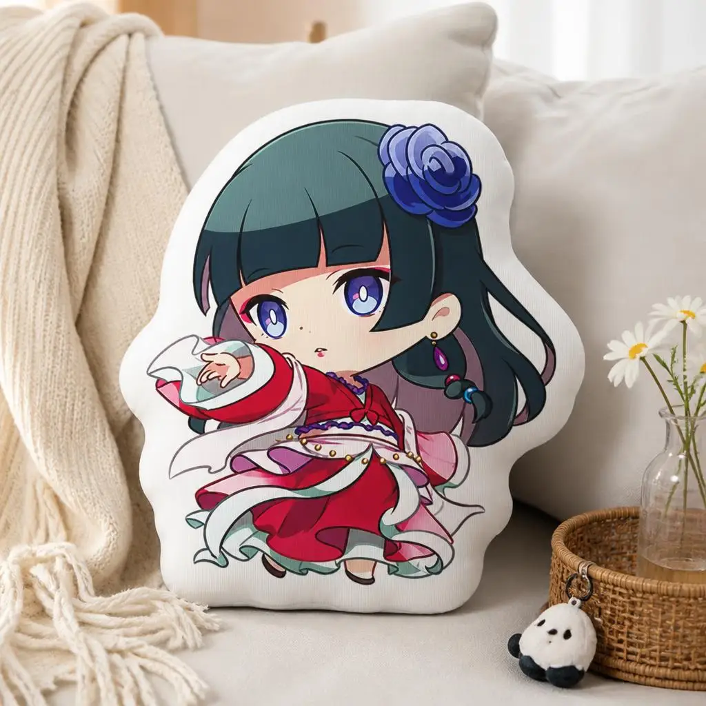 Maomao Apothecary Diaries Anime Character Irregular Plush Pillow Stuffed Cushion Throw Pillow Sofa Home Decor Gift for Fans