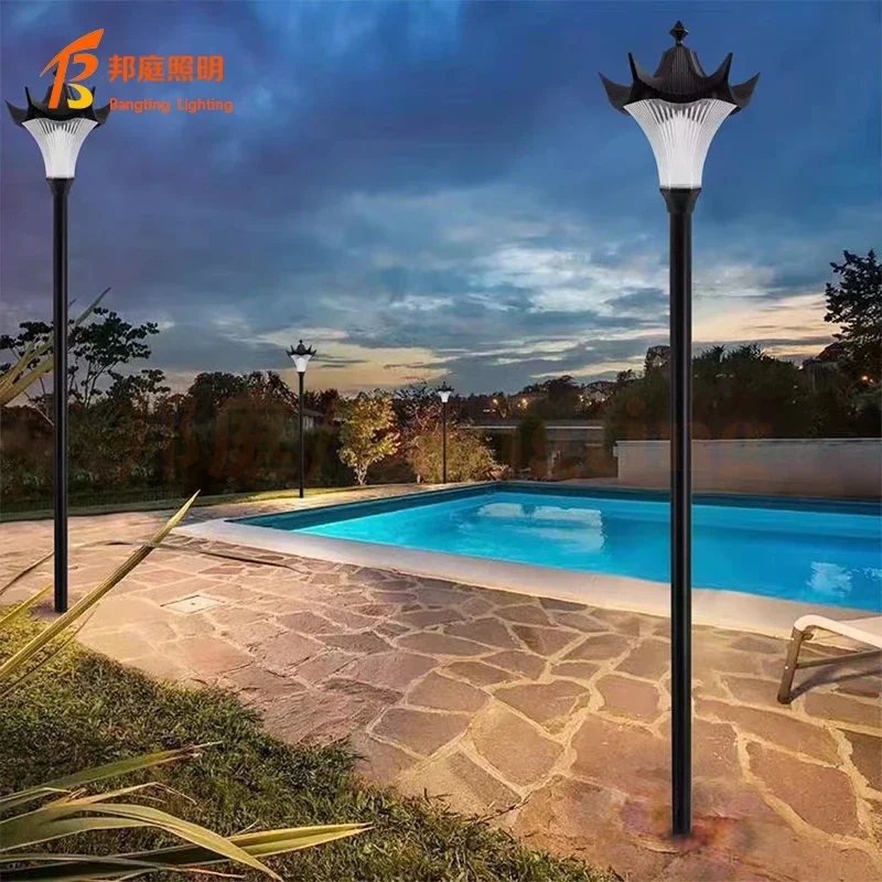 Luces solares para jardín al aire libre, iluminación de 15000 lúmenes, lámpara de pared para patio de casa, impermeable, Sensor de movimiento, farola Solar 713COB