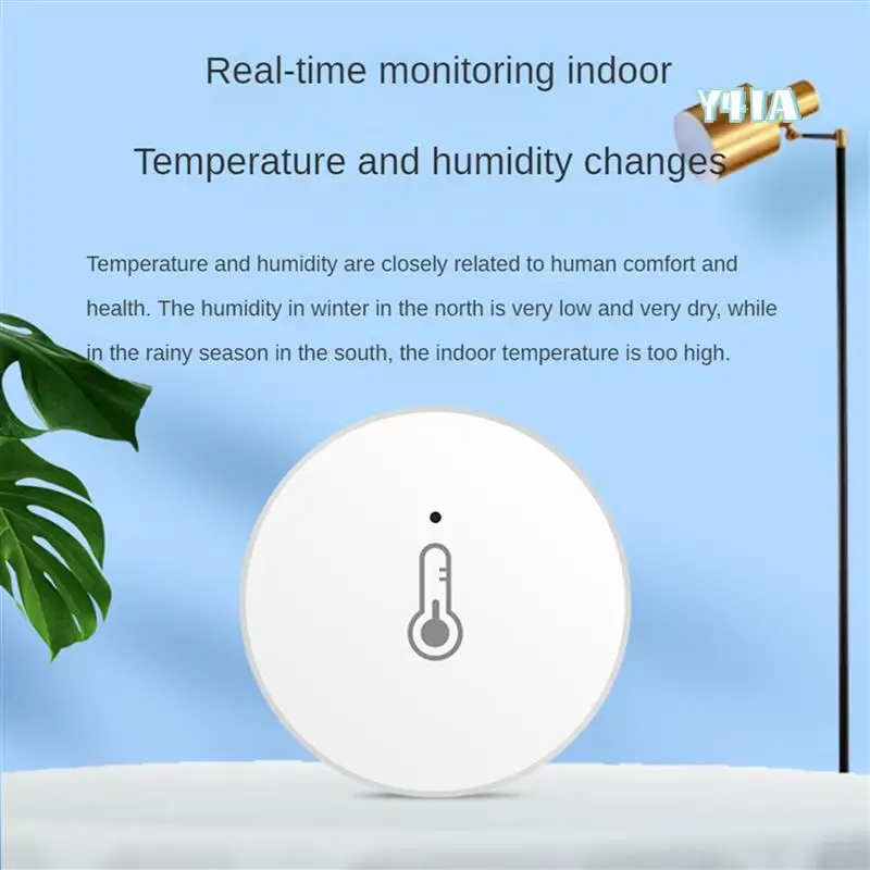 

2X Tuya умный дом Zigbee датчик температуры и влажности комнатный термометр монитор работает для Alexa Google Smart Life-Y41A