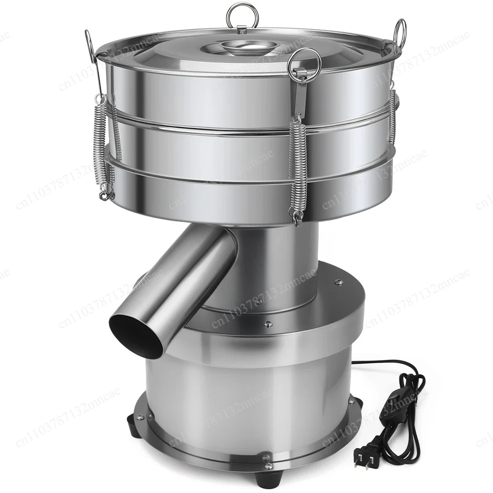 For Flour Wood Powder Sieving Φ30cm Electric Vibrating Sieve 110V/220V Stainless Steel Powder Screening Machine