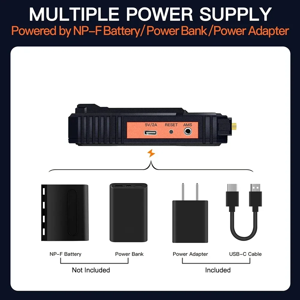 Imagem -06 - Sistema de Transmissão sem Fio Display Hdmi Duplo com Loop Hdmi Transmissor e Receptor de Vídeo Extensor Hdmi para Câmera Dslr e pc 4k