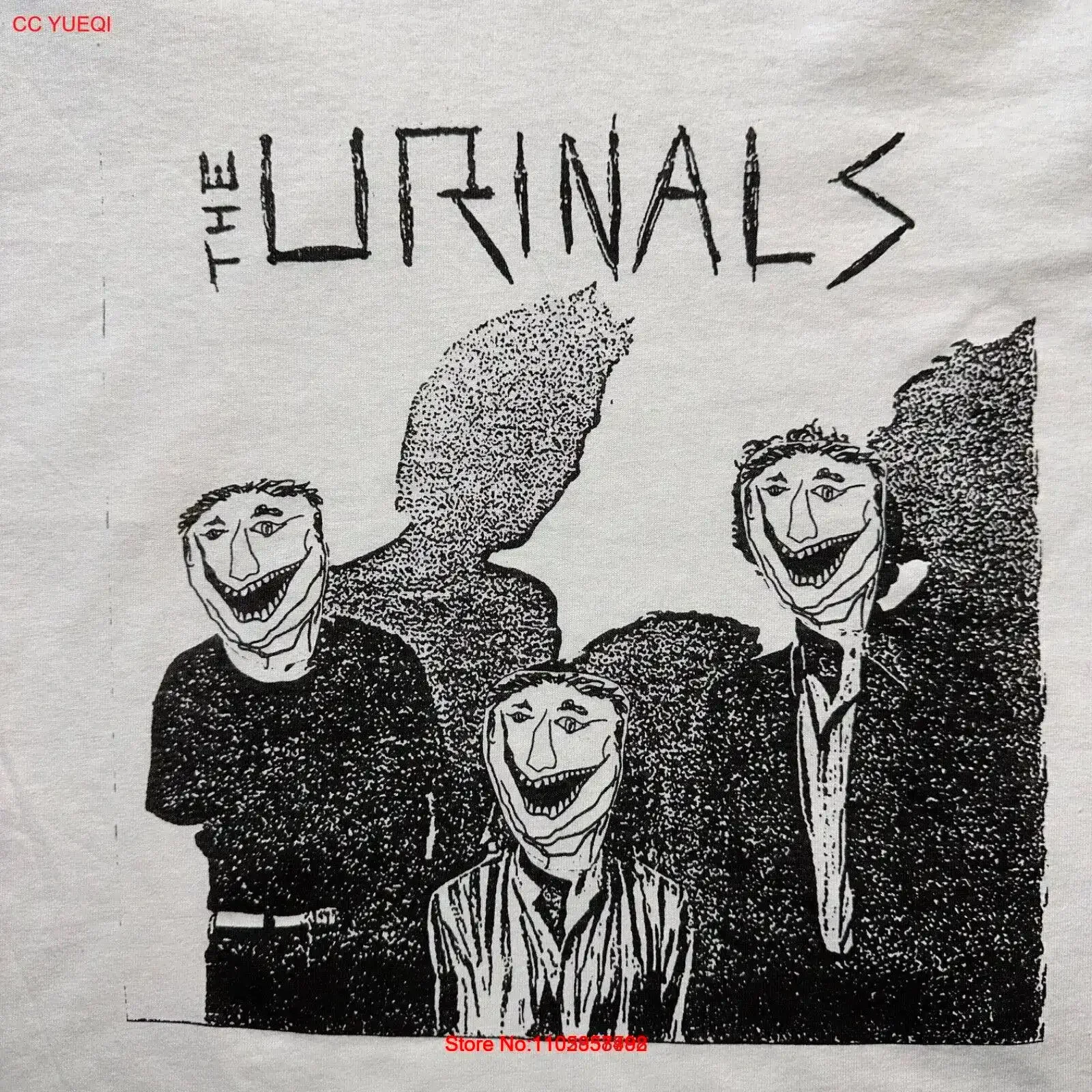 The Urinals T Shirt S 2X Screen  vintage Washed designer clothes Casual Top For Everyday Wear fashion Soft graphic streetwear