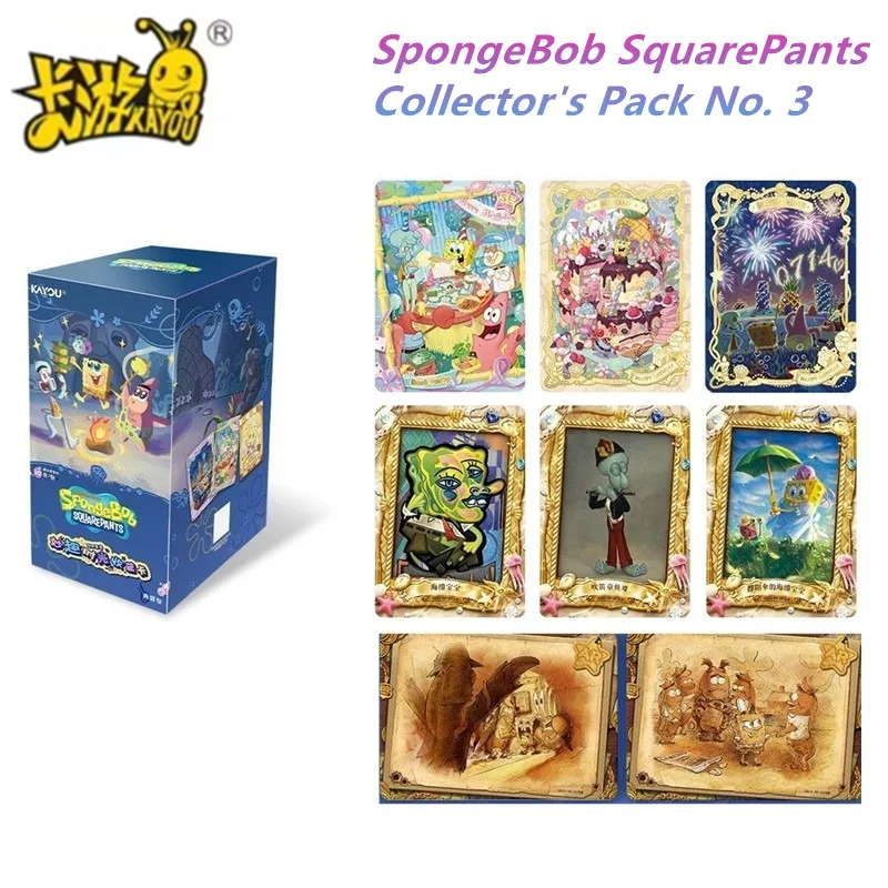 kayou-nuovo-pacchetto-di-carte-collezione-spongebob-squarepants-3-confezione-ufficiale-di-carte-originali-carte-collezionabili