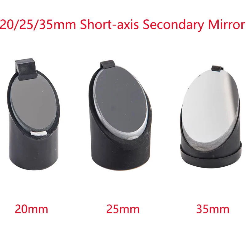 20/25/35mm Short-axis Secondary Mirror Base Set for Diameter 76mm 114mm 150mm Newtonian Reflecting Telescope