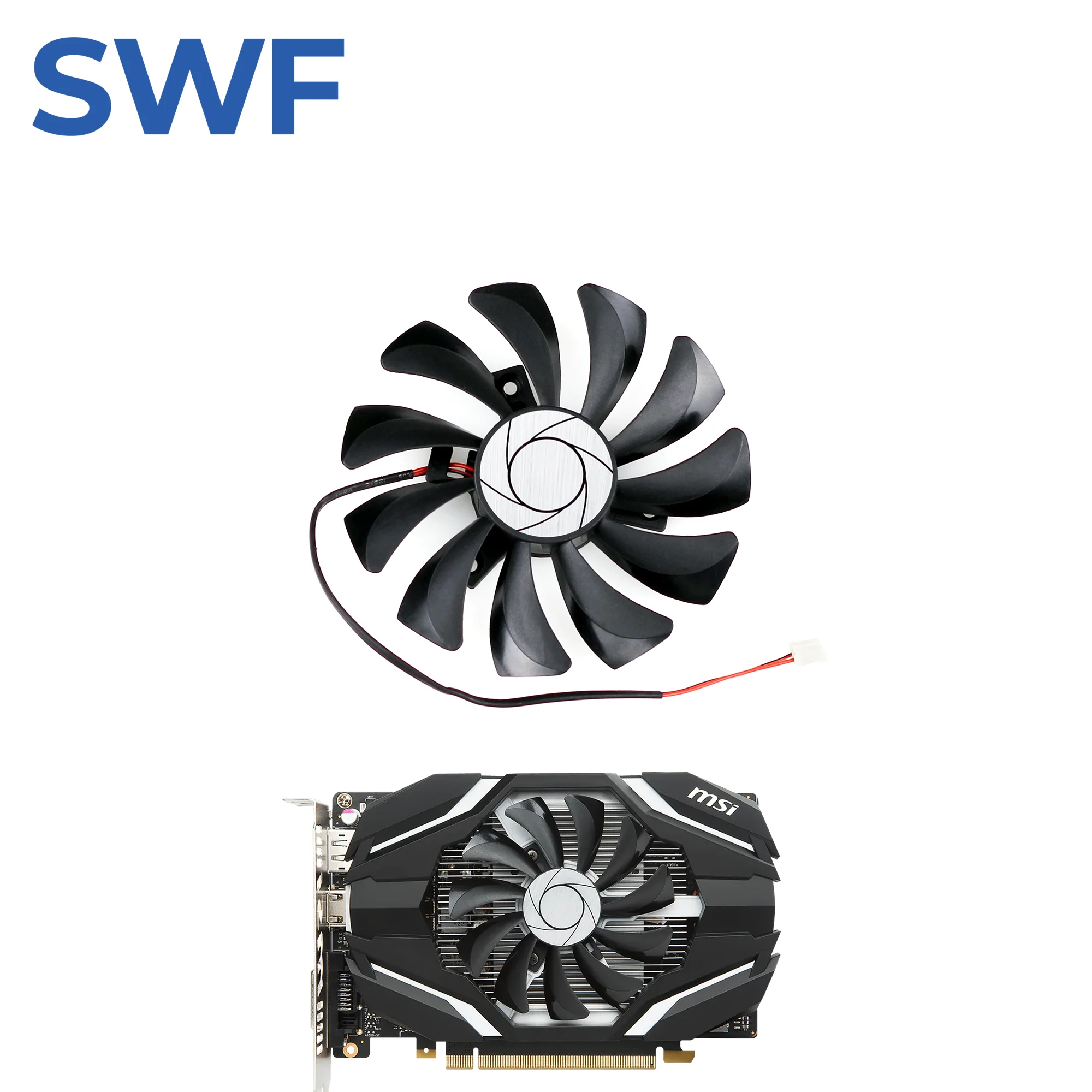 85MM HA9010H12F-Z Cooling Fan For MSI GeForce GTX 1050 1050Ti OC Graphics Video Card Cooler Fan
