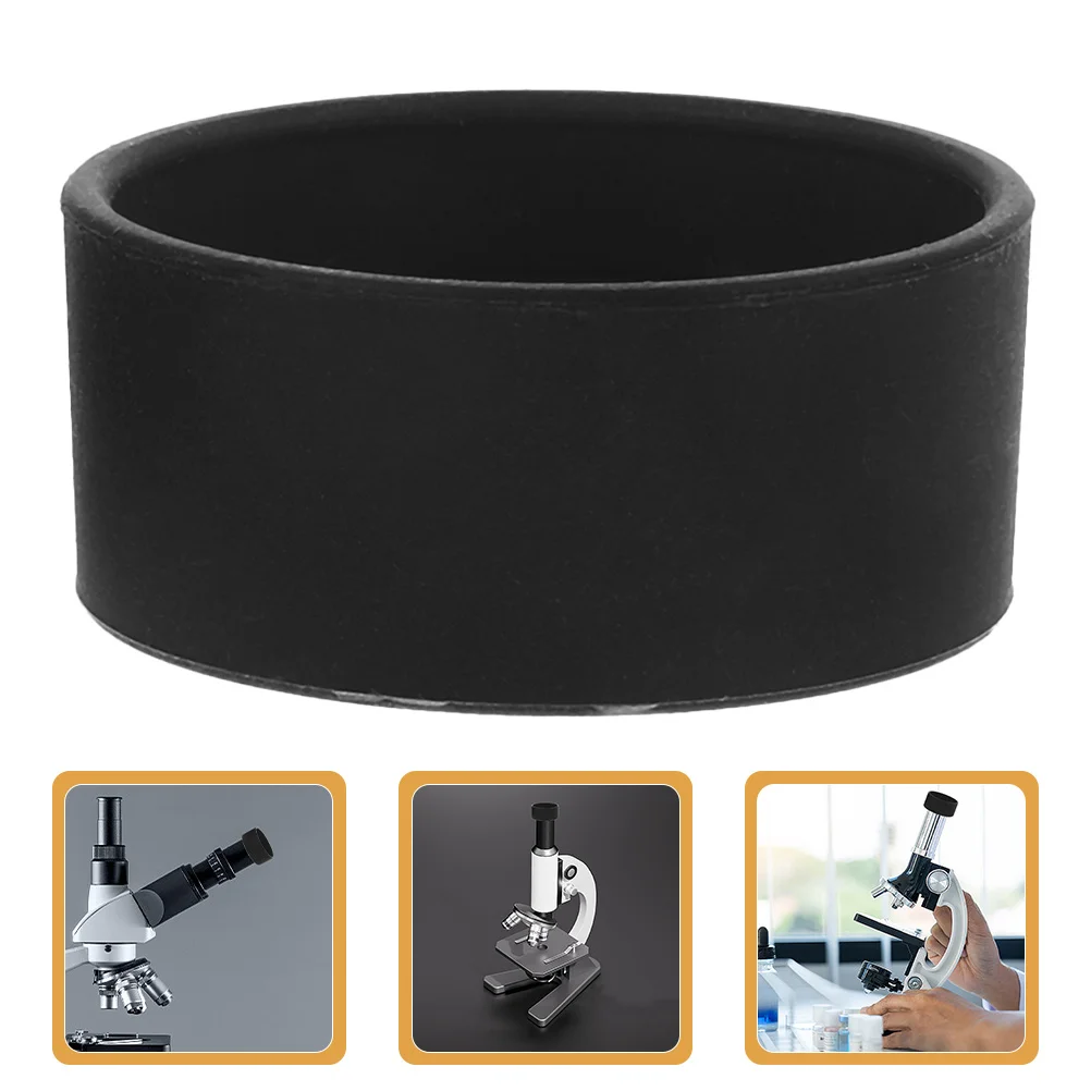 

4Pcs Rubber Microscope Eyepiece Covers Protective Shields Replacement Lightweight Guard for Microscope Eyepiece Accessories